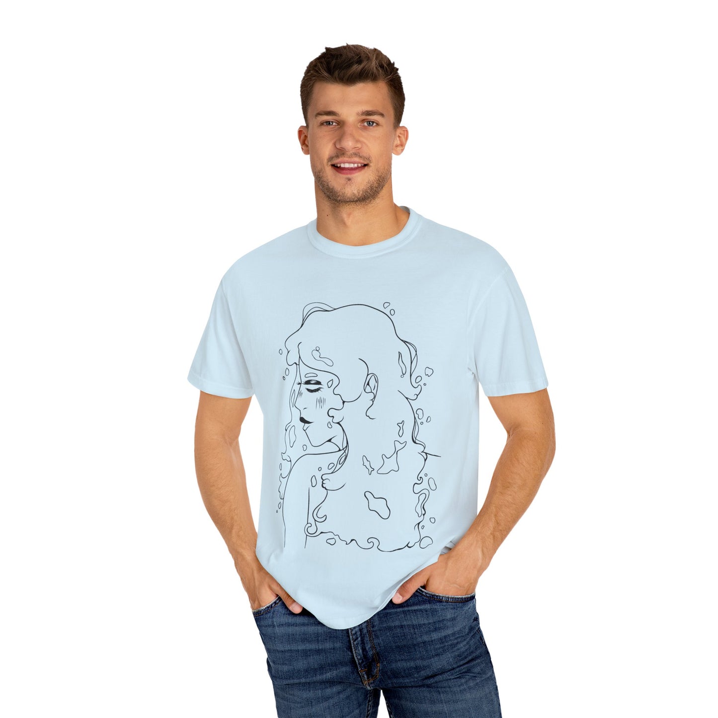 Unisex Garment-Dyed T-shirt - Water Girl
