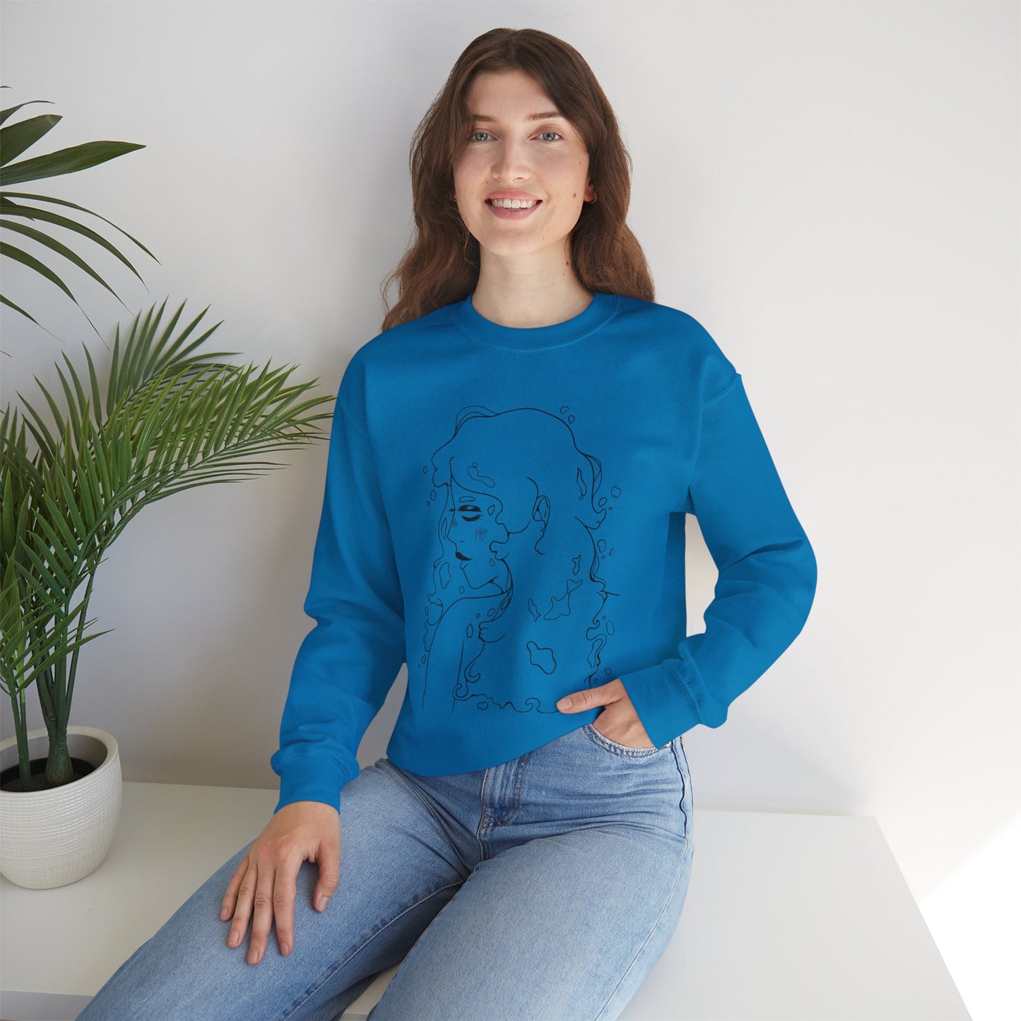 Unisex Heavy Blend™ Crewneck Sweatshirt - Water Girl