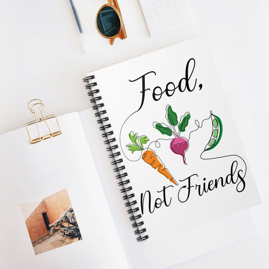 Spiral Notebook - Ruled Line - Vegan Design