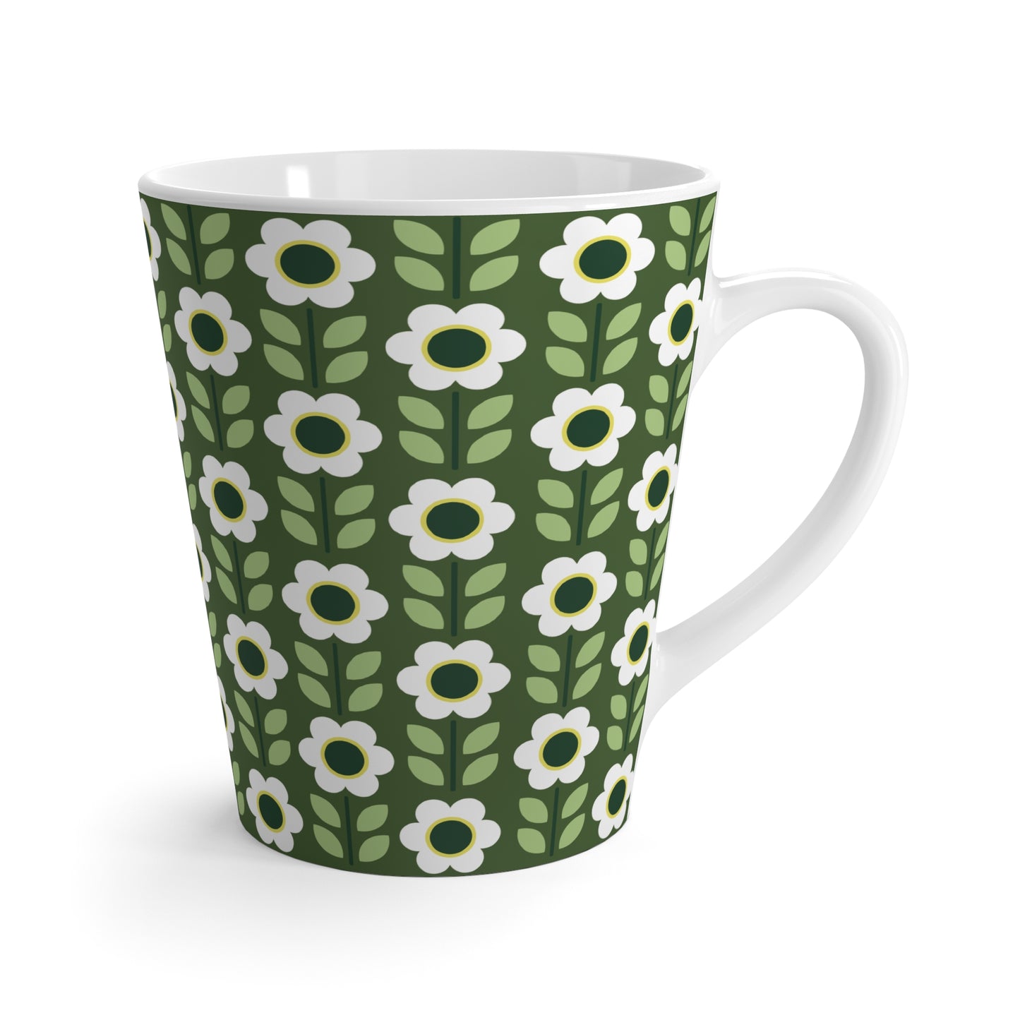 Latte Mug - Daisy Maze