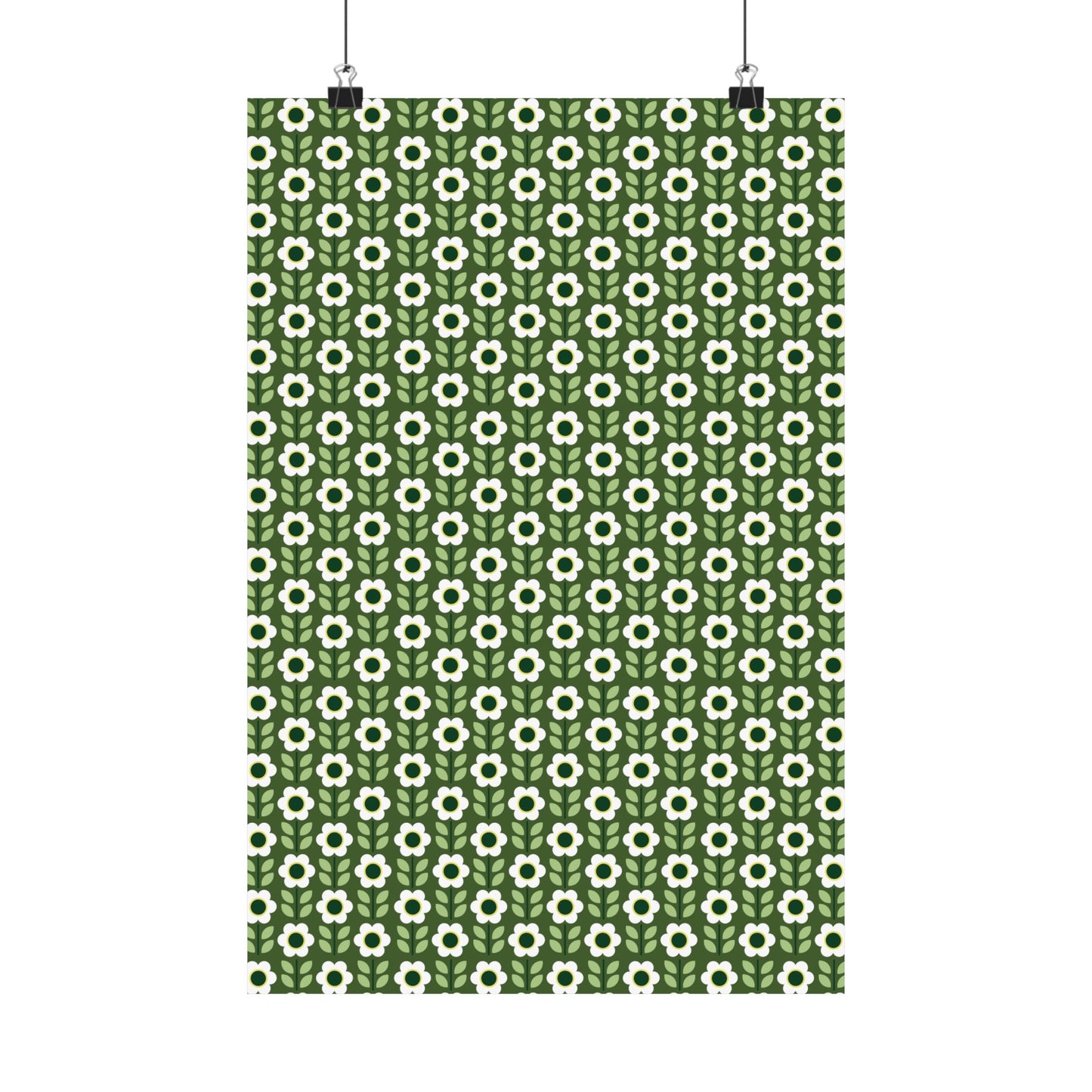 Matte Vertical Posters - Daisy Maze