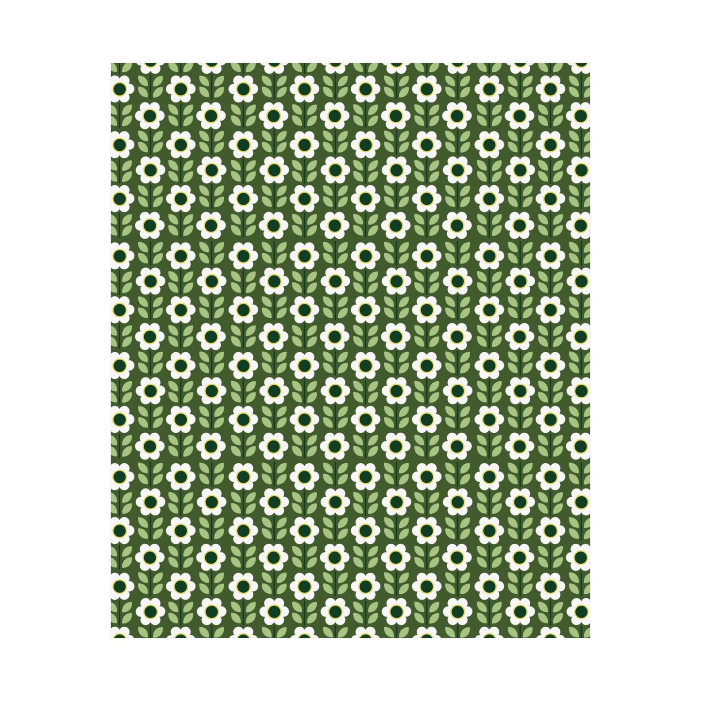 Matte Vertical Posters - Daisy Maze