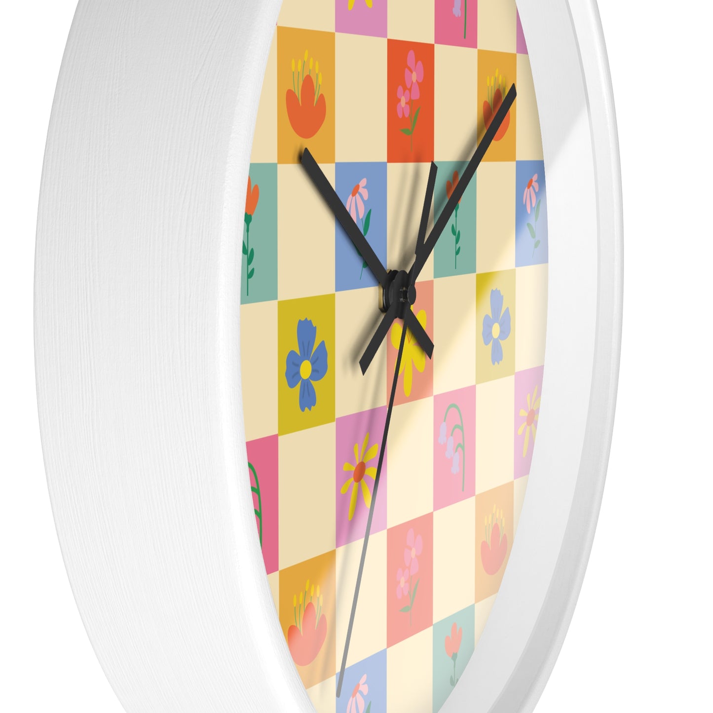 Wall Clock - Flower Patter